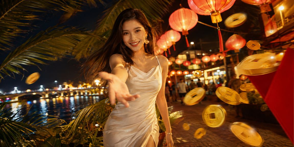 Người dùng tại chợ đêm miền Tây nhận phong bì đỏ thưởng và kiểm tra ưu đãi trên game88